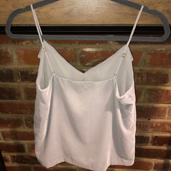 NWT J Crew Velvet Ruffle Tank Top - Sz 00 - Picture 7 of 9